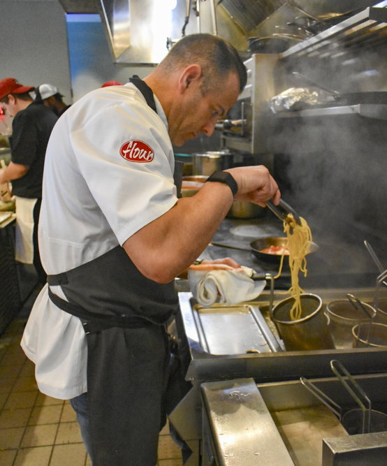 Mytro with Flour Pasta Co making Bucatini